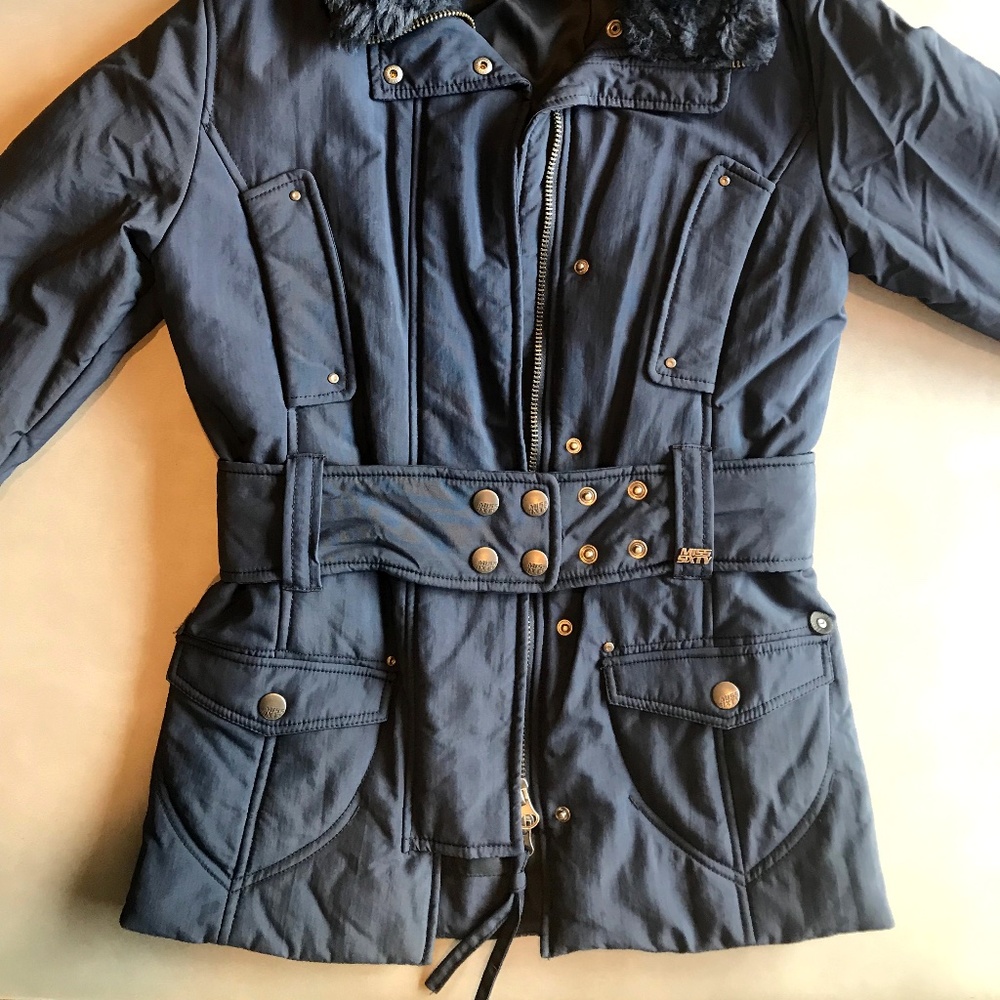 MISS SIXTY Chic DARK BLUE Coat - Picture 2 of 6